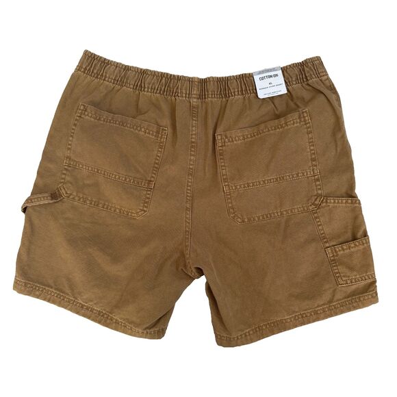 Cotton On tan Worker Chino shorts NEW Men’s XL utility carpenter sustainable - Picture 2 of 10